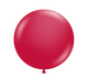Metallic Starfire Red 24″ Balloons (3 count)