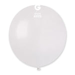 Metallic White 19″ Latex Balloons by Gemar from Instaballoons