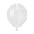 Metallic White 5″ Latex Balloons by Gemar from Instaballoons