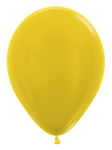 Metallic Yellow 18″ Latex Balloons by Betallic from Instaballoons