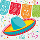 Servilletas de Almuerzo Fiesta Mexicana 6.5″ (16 unidades)
