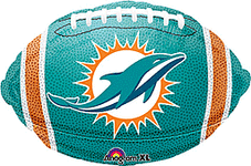 Miami Dolphins NFL Football 18″ Foil Balloon by Anagram from Instaballoons