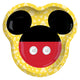 Platos de papel Mickey Mouse Forever 9″ (8 unidades)
