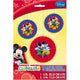 Abanicos de decoración de papel de Mickey (3 unidades)