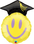Mini Grad Smile (requires heat-sealing) 14″ Foil Balloon by Qualatex from Instaballoons