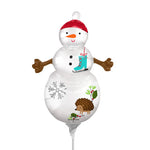 Mini Snowman Foil Balloon by Anagram from Instaballoons