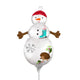 Globo Snowman Satin Woodland de 14" (requiere termosellado)