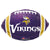 Minnesota Vikings Football 17″ Foil Balloon by Anagram from Instaballoons
