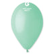 Globos de látex verde menta de 12″ (50 unidades)