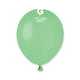 Globos de látex verde menta de 5″ (100 unidades)