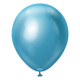 Mirror Blue 18″ Latex Balloons (25 count)