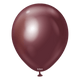 Mirror Burgundy 12″ Latex Balloons (50 count)
