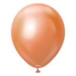 Mirror Copper 18″ Latex Balloons by Kalisan from Instaballoons