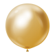 Globos de látex Mirror Gold de 24″ (2 unidades)