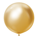 Mirror Gold 24″ Latex Balloons (2 count)