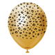 Mirror Gold Safari Leopard Print 12″ Latex Balloons (25 count)