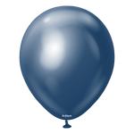 Mirror Navy 5″ Latex Balloons by Kalisan from Instaballoons