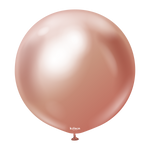 Mirror Rose Gold 24″ Latex Balloons by Kalisan from Instaballoons