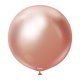 Mirror Rose Gold 24″ Latex Balloons (2 count)