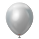 Mirror Silver 12″ Latex Balloons (50 count)
