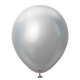 Globos de látex plateados espejo de 18″ (25 unidades)