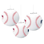 MLB Baseball Paper Lanterns by Amscan from Instaballoons