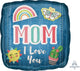 Mom I Love You Patches 18″ Balloon