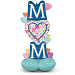 Mom Sprinkled Hearts Airloonz 49″ Foil Balloon by Anagram from Instaballoons