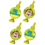 Monkeyin Around Noisemaker Blowouts by Creative Converting from Instaballoons