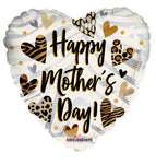 Mother's Day Animal Hearts 18″ Foil Balloon by Convergram from Instaballoons