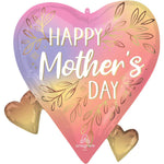 Mother's Day Botanical Heart 22″ Foil Balloon by Anagram from Instaballoons