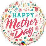 Mother's Day Ditsy Flowers 18″ Foil Balloon by Qualatex from Instaballoons