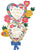 Mother's Day Floral Prints 59″ Foil Balloon by Anagram from Instaballoons