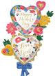 Mother's Day Floral Prints 59″ Balloon