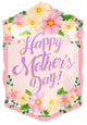 Mother's Day Flowers On Hex 28″ Balloon