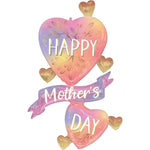 Mother's Day Heart Traces 49″ Foil Balloon by Anagram from Instaballoons