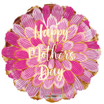 Mother's Day Pink Flower 18″ Foil Balloon by Convergram from Instaballoons