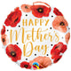 Mother's Day Pretty Poppies 18″ Balloon
