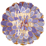 Mother's Day Purple Flower 18″ Foil Balloon by Convergram from Instaballoons