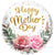 Mother's Day Roses Leaves 18″ Foil Balloon by Convergram from Instaballoons