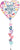 Mother's Day Sprinkled Hearts Airwalker 69″ Foil Balloon by Anagram from Instaballoons