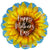 Mother's Day Sunflower 18″ Foil Balloon by Convergram from Instaballoons