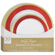 Plastic Plates with Apple Red Border (10 Small, 10 Large)