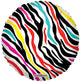 Multi Color Zebra Animal Print 18″ Balloon