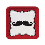 Mustache Dinner Plates 9″ by Creative Converting from Instaballoons