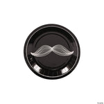 Mustache Party Paper Dessert Plates by Fun Express from Instaballoons