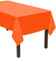 Mantel naranja rectangular de alta resistencia 54″ x 108″