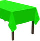 Cubierta de mesa verde manzana, resistente, rectangular, 54″ x 108″