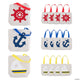 Nautical Canvas Tote Bags (12 count)