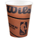 NBA Wilson Basketball 9oz Paper Cups (18 count)